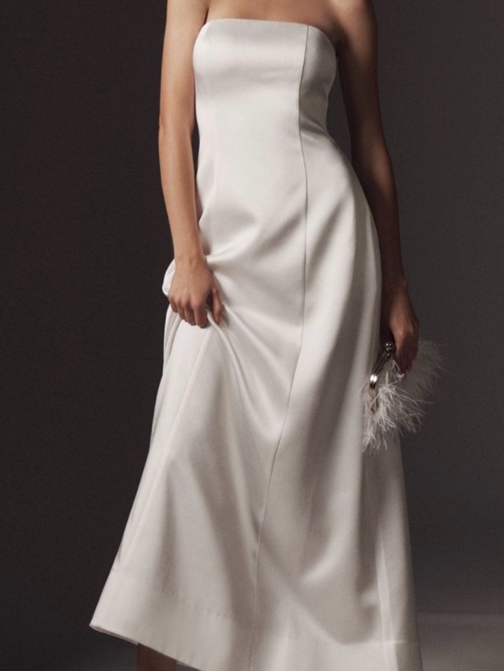 Mare Mare Piper Strapless White Dress